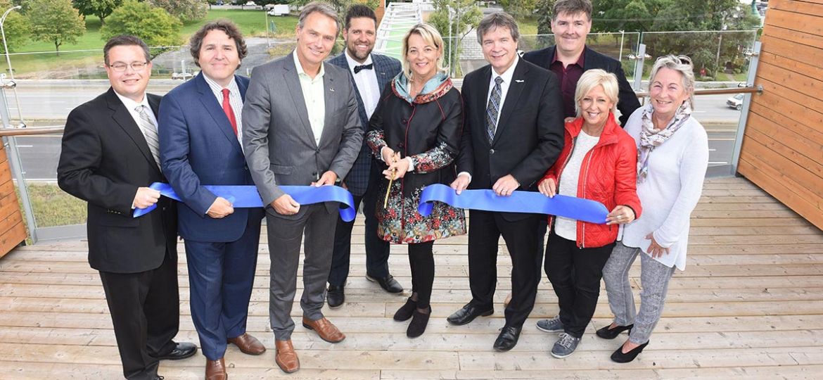 Longueuil, inauguration de la passerelle Normandie | Communauté métropolitaine de Montréal (CMM)