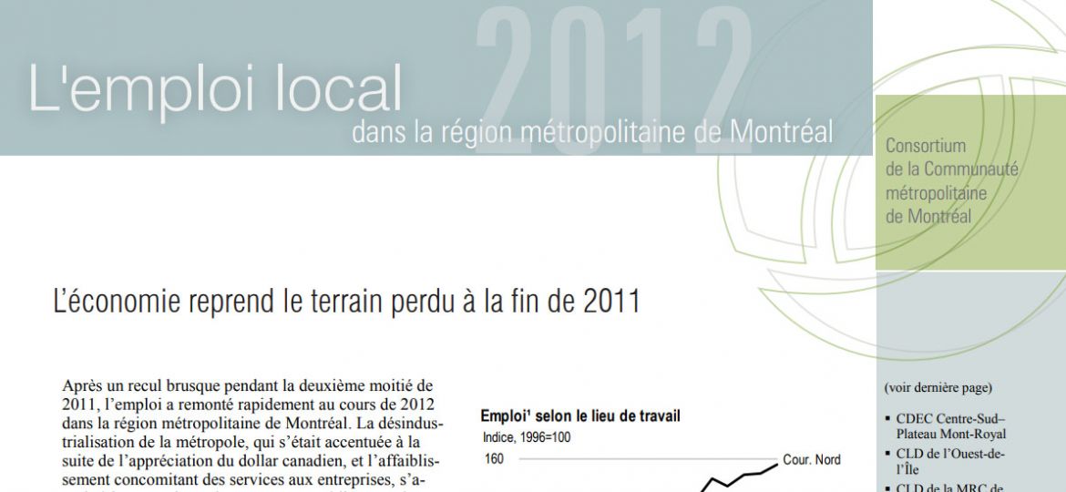 Périodique - Emploi local, édition 2012