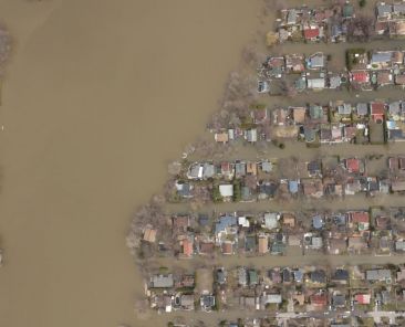 Inondations Grand Montréal, vue aérienne | Communauté métropolitaine de Montréal (CMM)