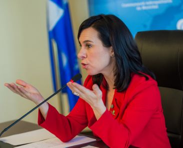 Valérie Plante, présidente de la Communauté métropolitaine de Montréal