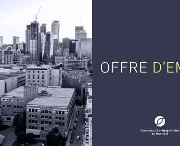 Offre d'emploi - Communauté métropolitaine de Montréal - CMM