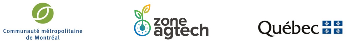 Logos Partenaires - Gouvernement du Québec, Zone Agtech et CMM