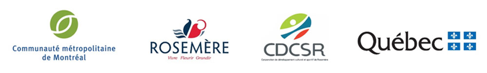 Logos partenaires - CMM, Rosemère, CDCSR et Québec