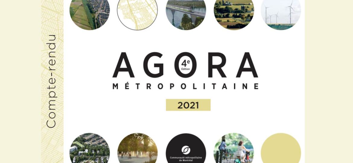 Couverture - Rapport de l'Agora métropolitaine de Montréal 2021