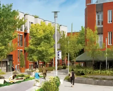 Projet de Politique métropolitaine d'habitation - Maquette d'un quartier de Montréal