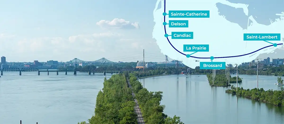 Promenade fluviale du Grand Montréal - Bannière